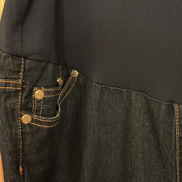 NWOT  Times ❤️ Two Maternity Jeans Sz L - Picture 2 of 9